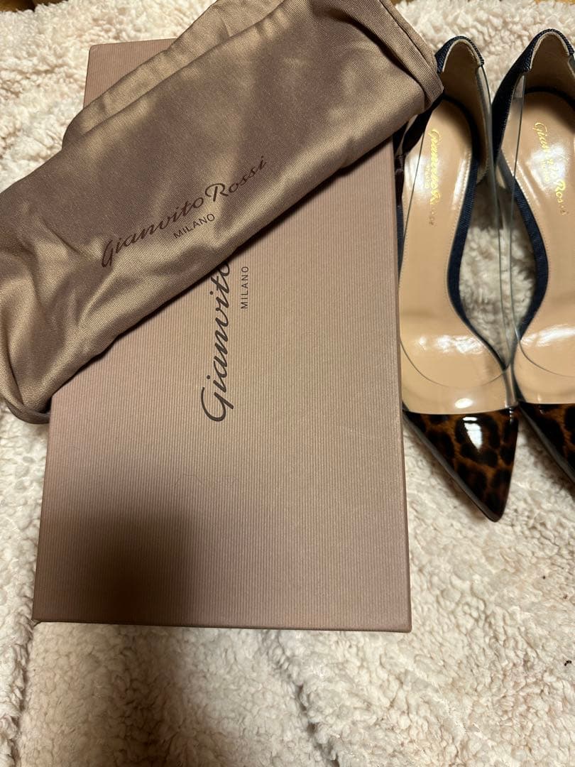 値下】Gianvito Rossi レオパード柄 ハイヒール 39 ファッション