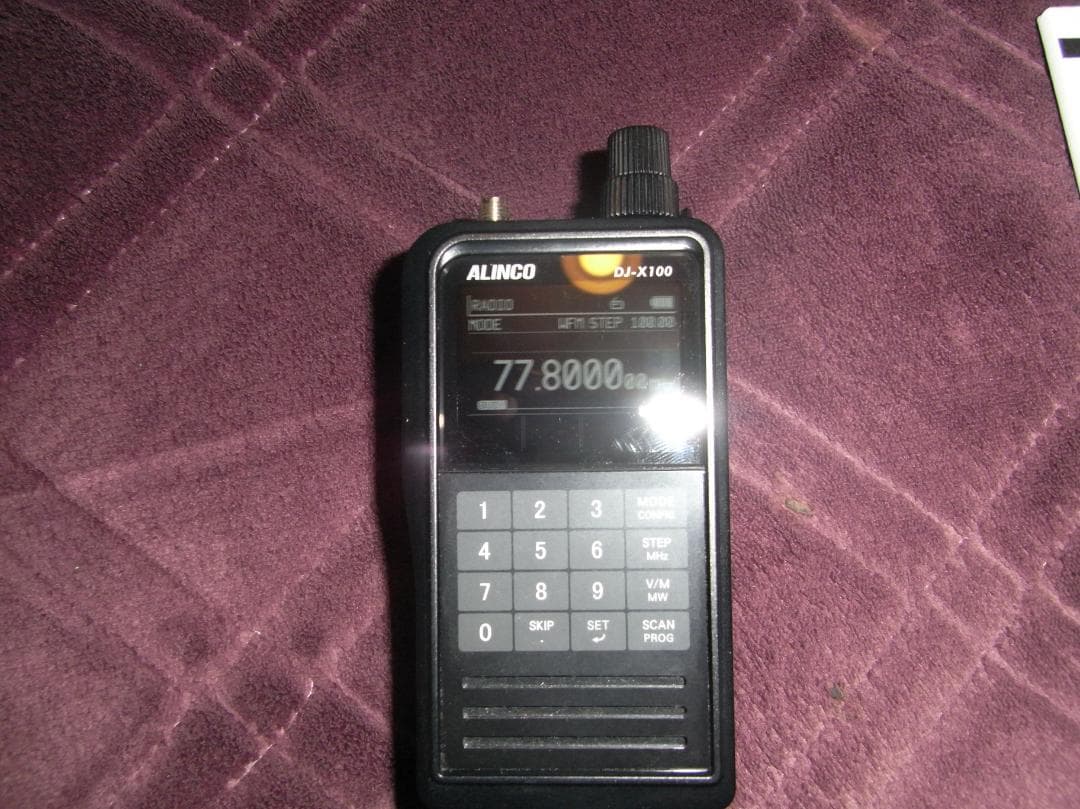 DJ-X100 受信改造済み 中古 ALINCO DJ-X100 受信改造済み アルインコ デジタル マルチモード レシーバー