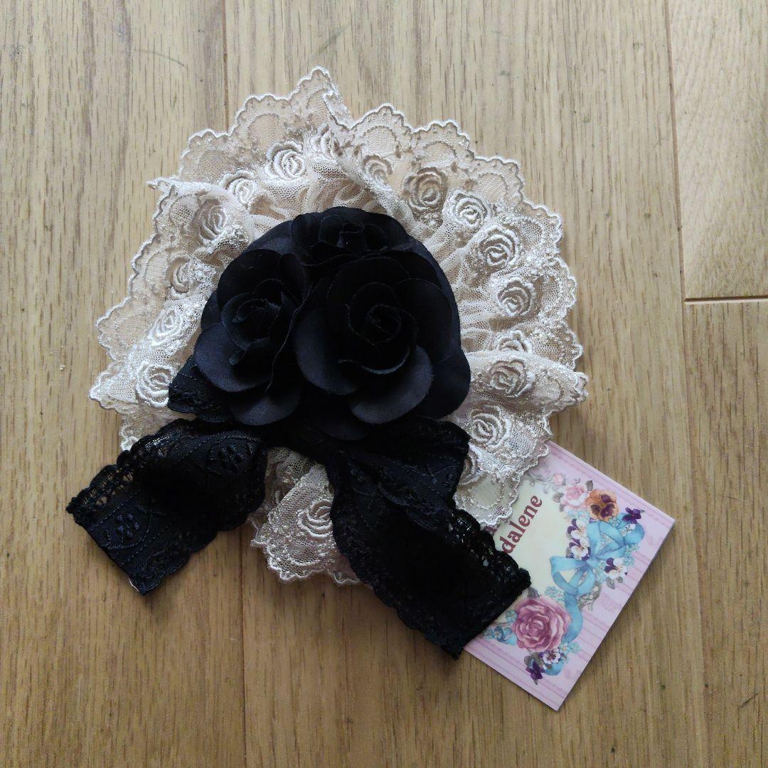 メアリーマグダレン メリアローズヘッドドレス ブラック - メルカリ