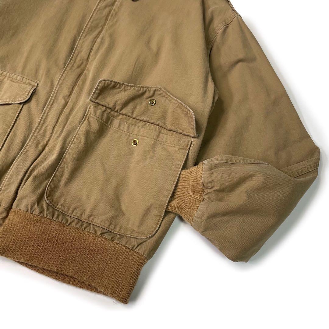 80’s L.L.Bean USA製 A-2 フライトジャケット コットン