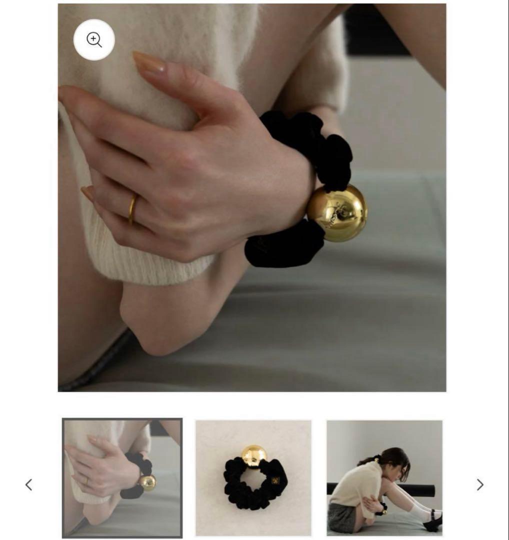 LOEM TOKYO ロエムトウキョウ ブラックmoon シュシュ - メルカリ