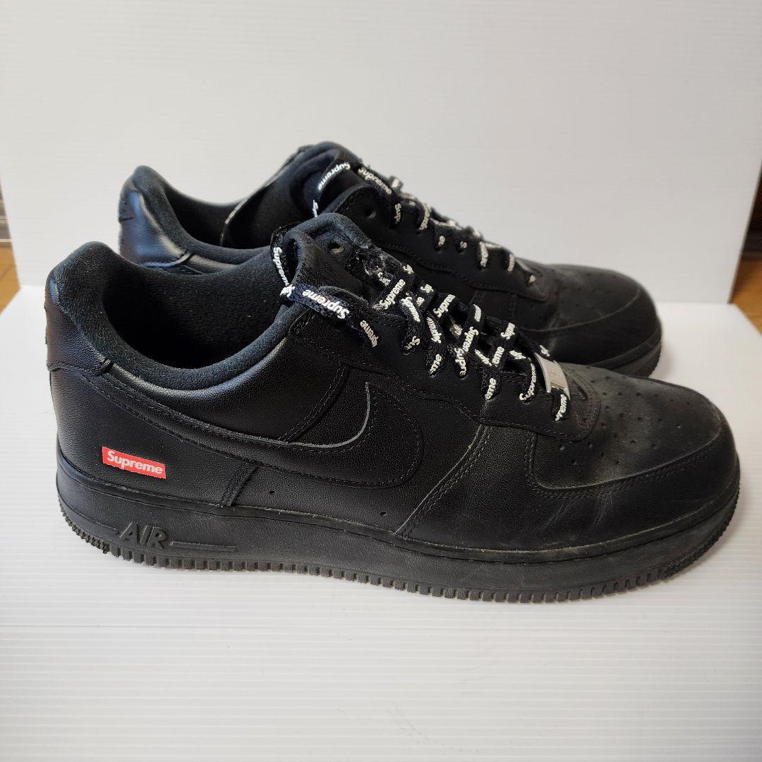 ナイキ　エアフォース1 Supreme ブラック　28.5cm