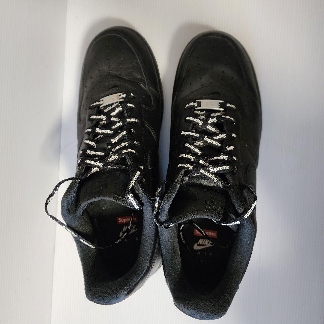 ナイキ　エアフォース1 Supreme ブラック　28.5cm