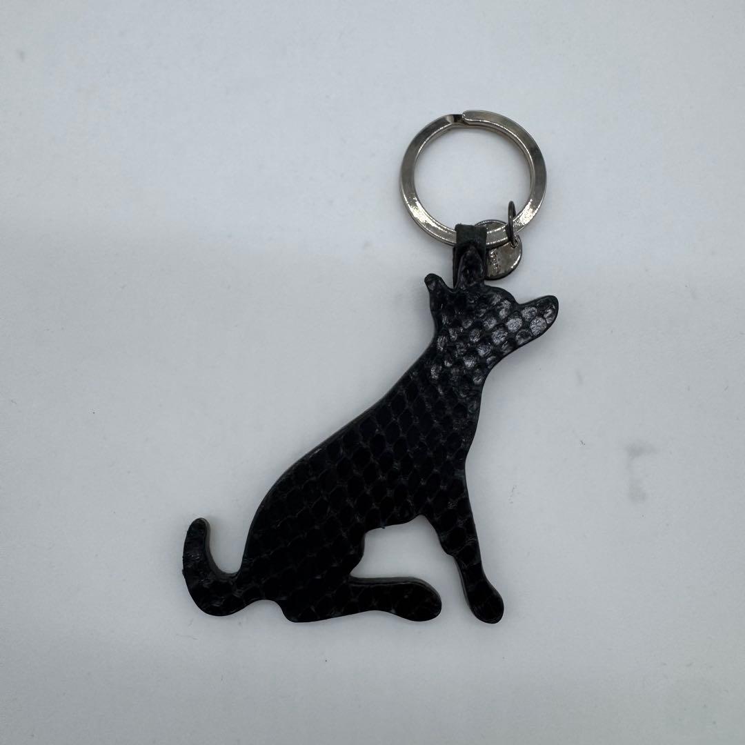 箱•保存袋付】 ボッテガヴェネタ チャーム 犬 いぬ ドッグ イントレ