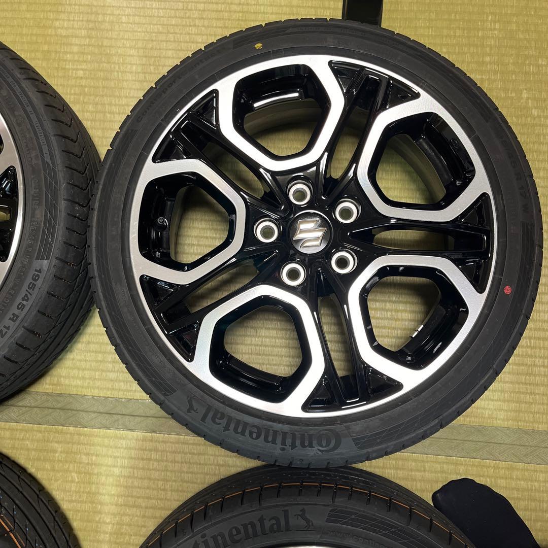 新車外し] スズキ スイフトスポーツ zc33s 純正タイヤとホイールセット