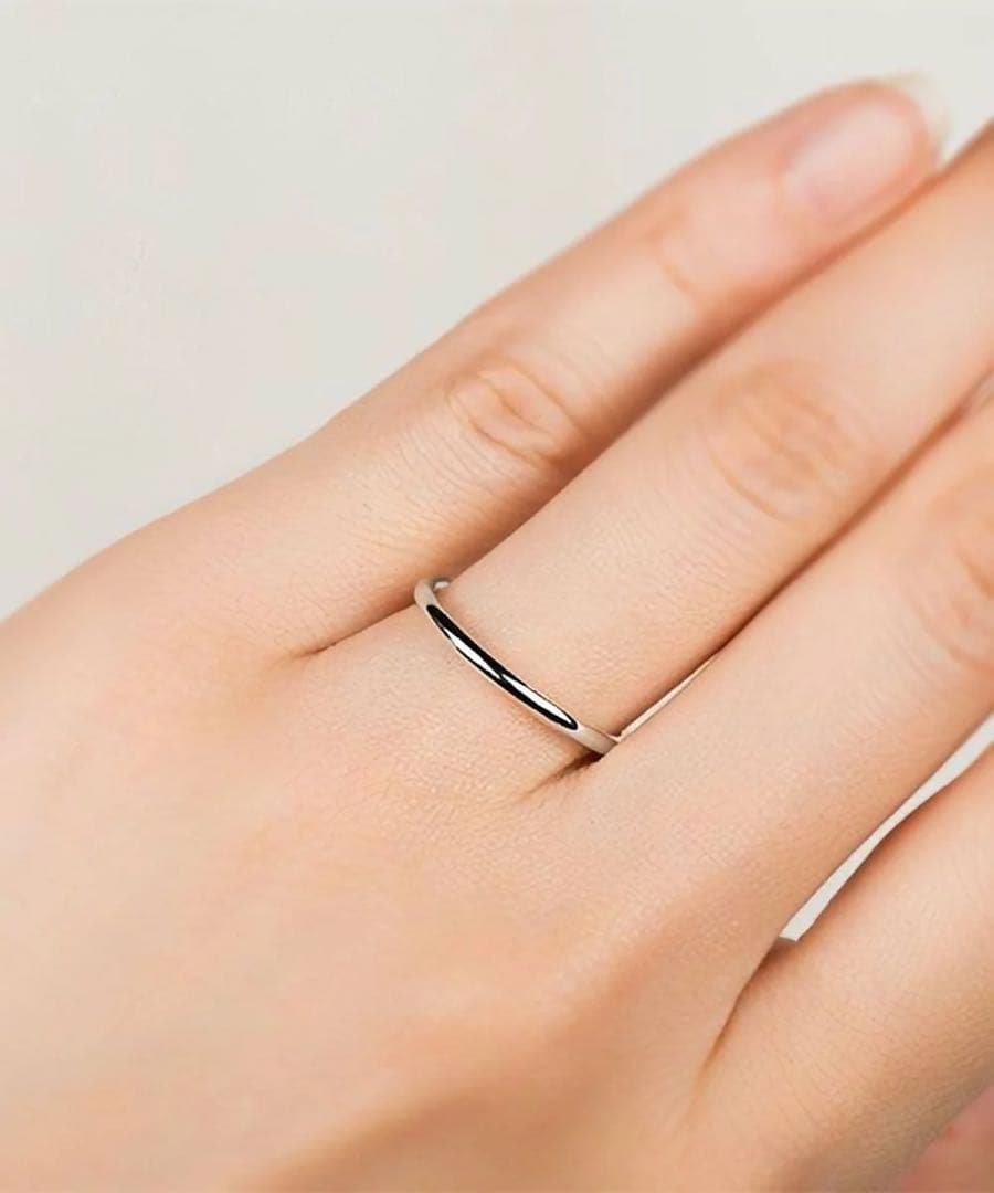 AURORA GRAN】プレーンリングL（K10WG）ピンキーサイズ - メルカリ