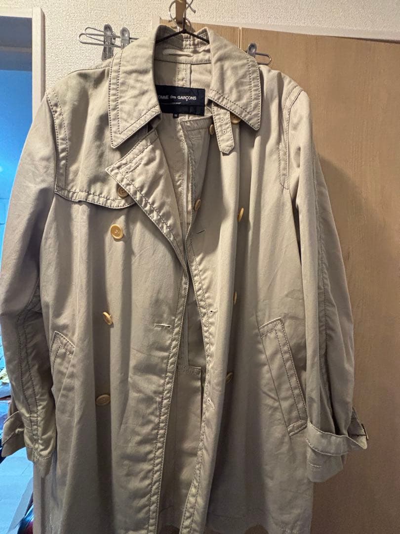 COMME des GARÇONS トレンチコート M ベージュ ジュンヤワタナベ コムデギャルソンJUNYA WATANABE COMME des GARCONS