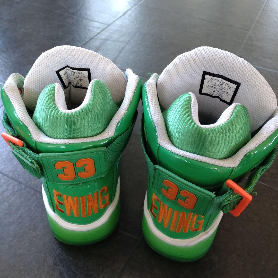 たく様用【EWING ATHLETICS エナメルグリーン】26.5cm 中古