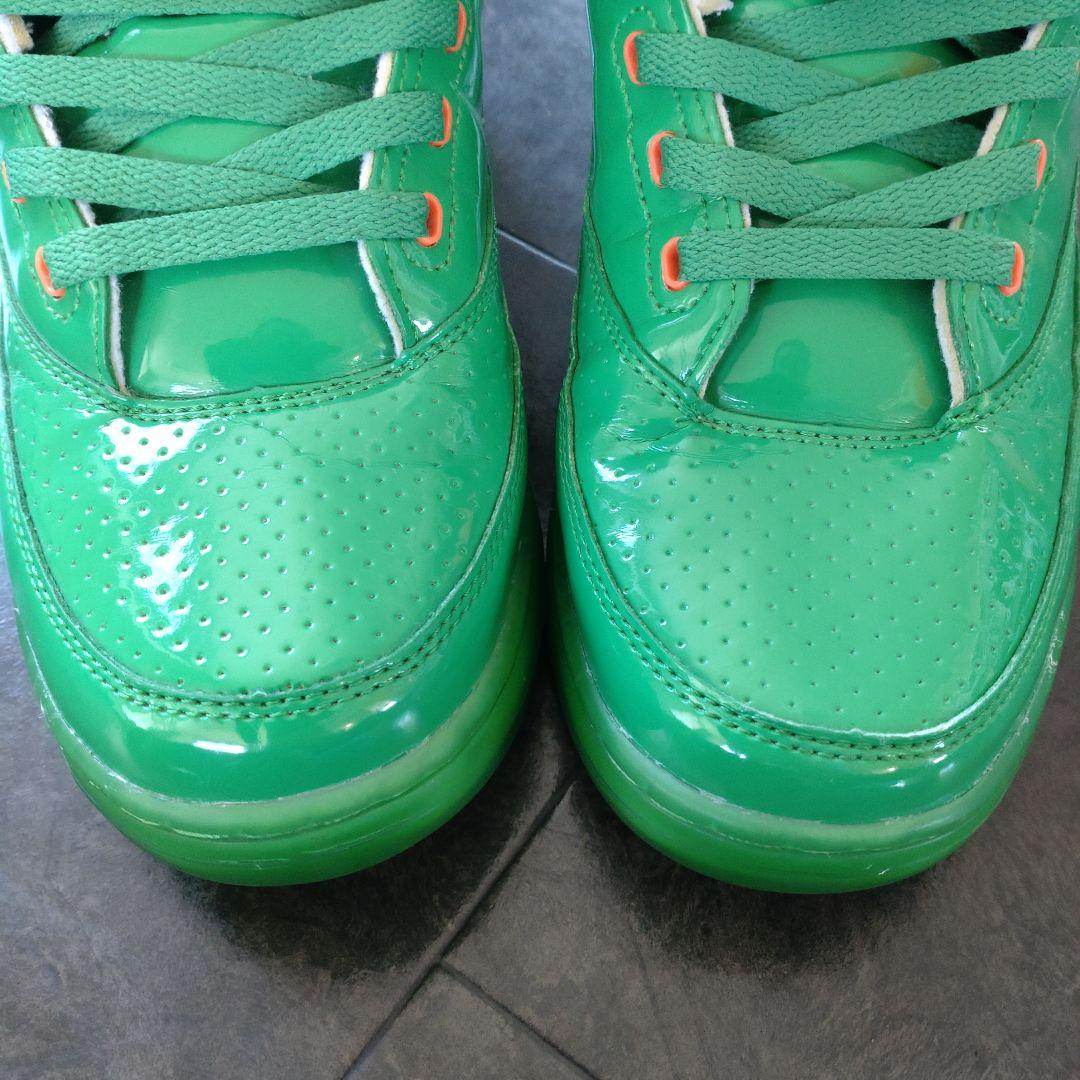 たく様用【EWING ATHLETICS エナメルグリーン】26.5cm 中古