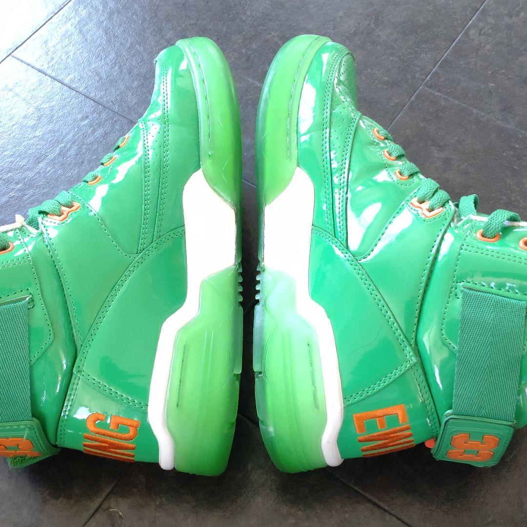 たく様用【EWING ATHLETICS エナメルグリーン】26.5cm 中古