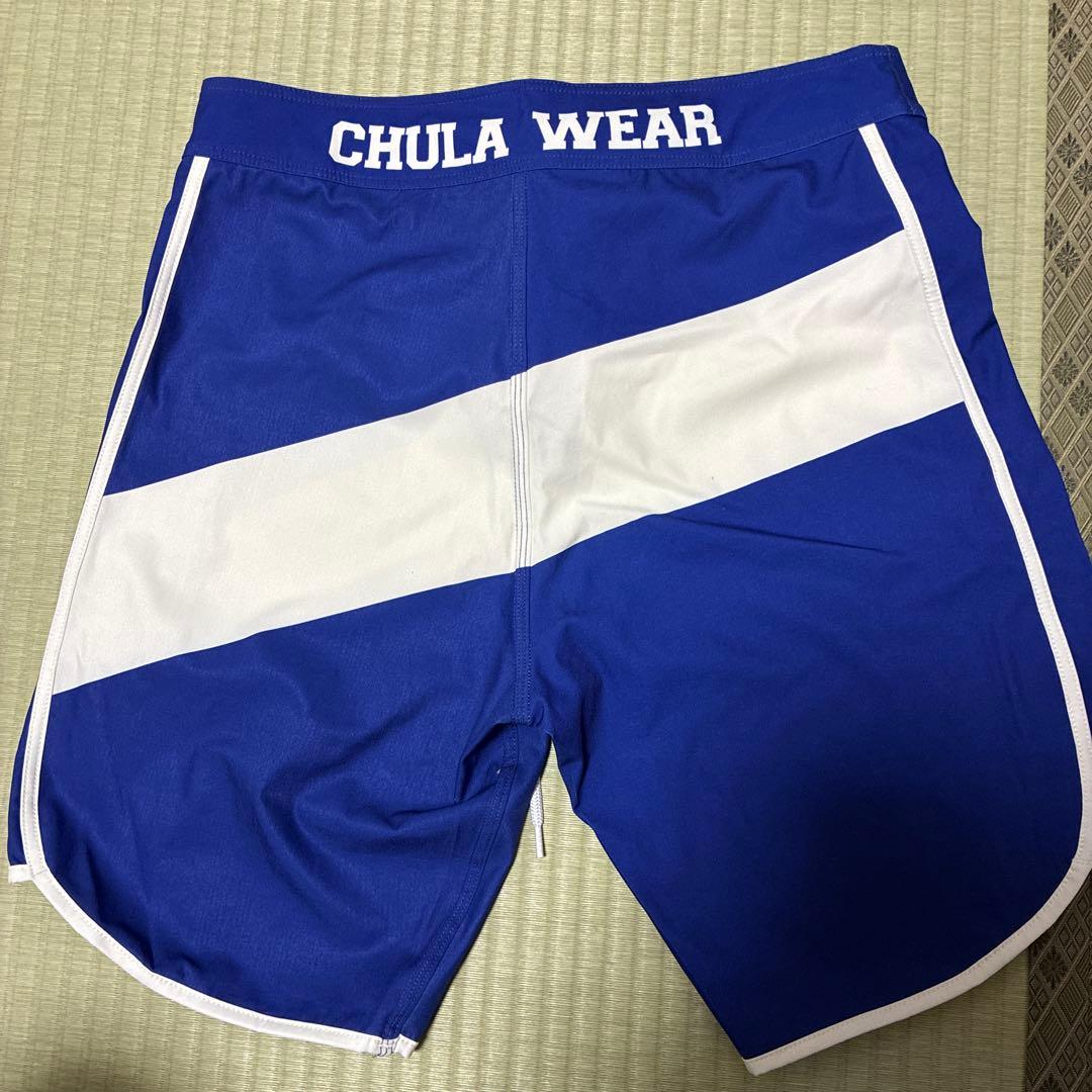 CHULA WEAR 水着 青/白 ストライプ 28