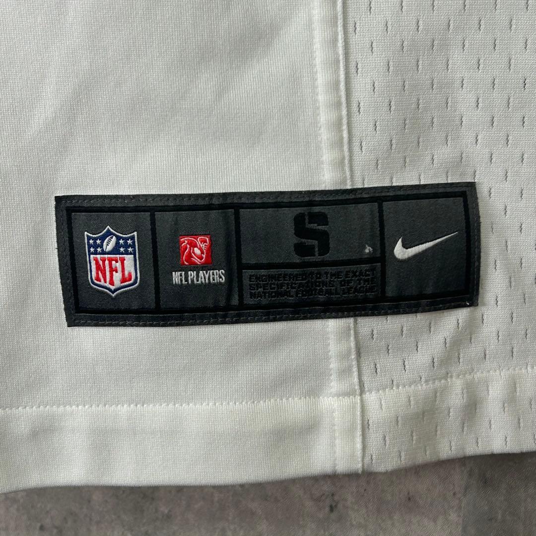 希少 NIKE NFL レイダース ボージャクソン ゲームシャツ 白 - メルカリ