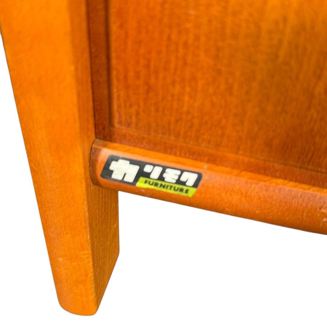 HR643 オールドカリモク 電話台 コンソール 三角コーナーラック - メルカリ