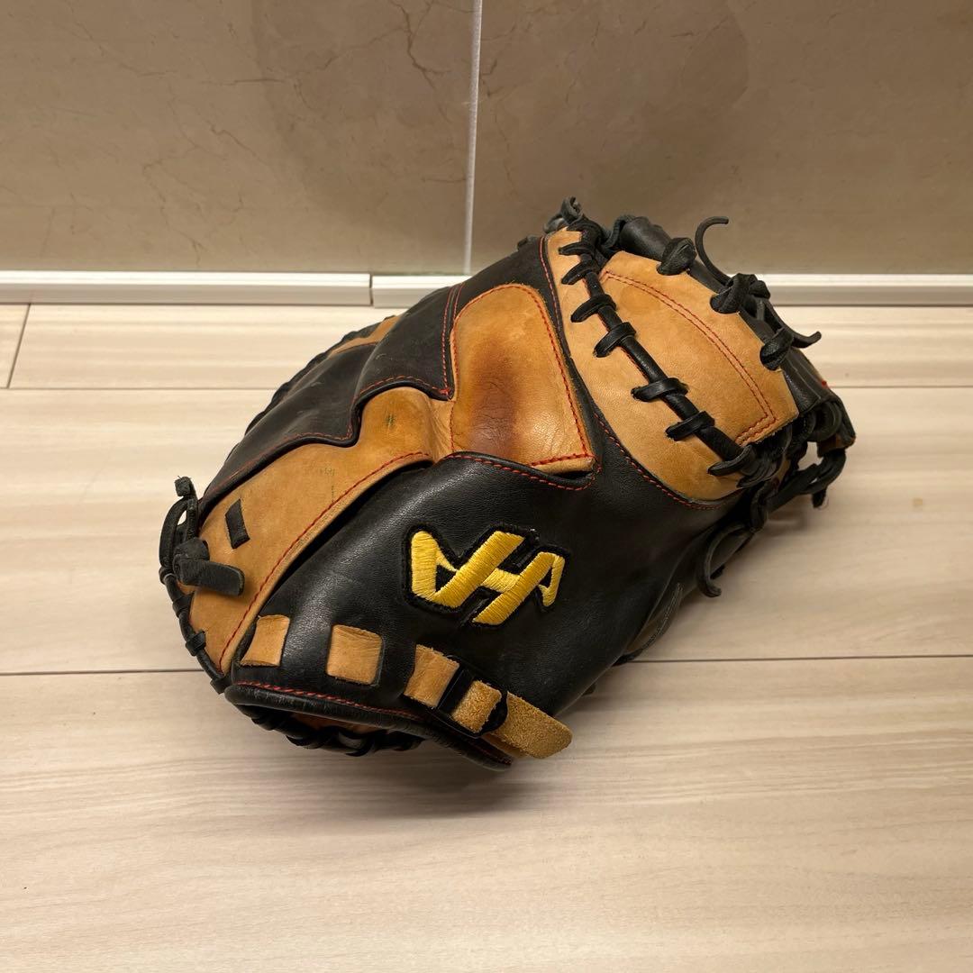 ハタケヤマ 軟式用 キャッチャーミット TH-BS22 ブラック×キャメル ハタケヤマ 軟式用 キャッチャーミット TH-BS22 ブラック×キャメル