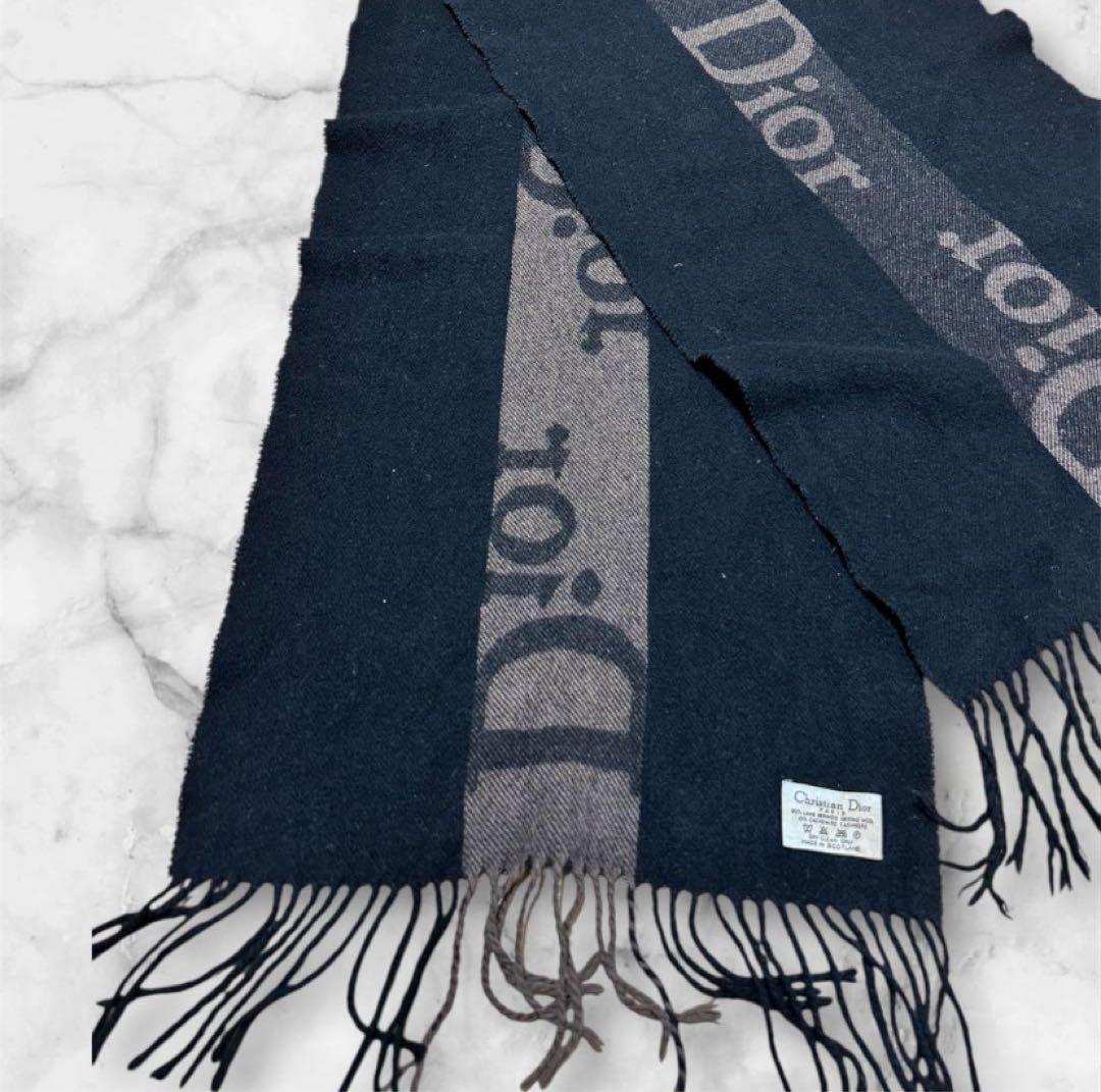 Dior カシミヤマフラー DIOR オブリーク カシミヤマフラー 優雅に纏う 新作エレガンス (Dior