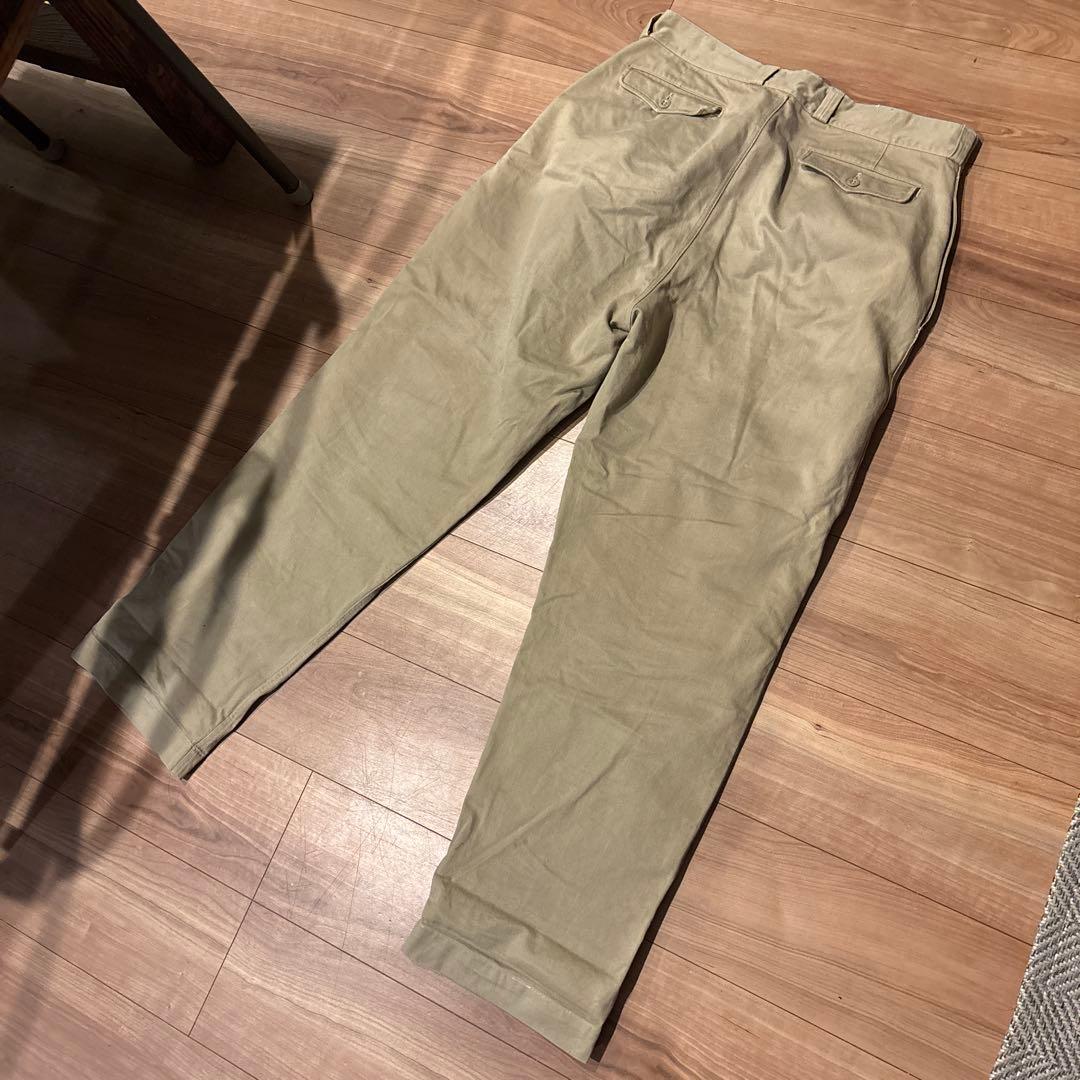 50s〜60s フランス軍 M52 フレンチチノ チノパン - メルカリ