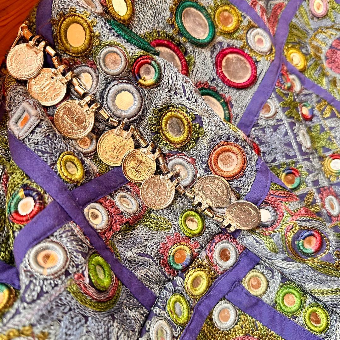 刺繍が凄すぎる♡レア♡ヴィンテージ♡TYLIEMALIBU♡BIGトート♡