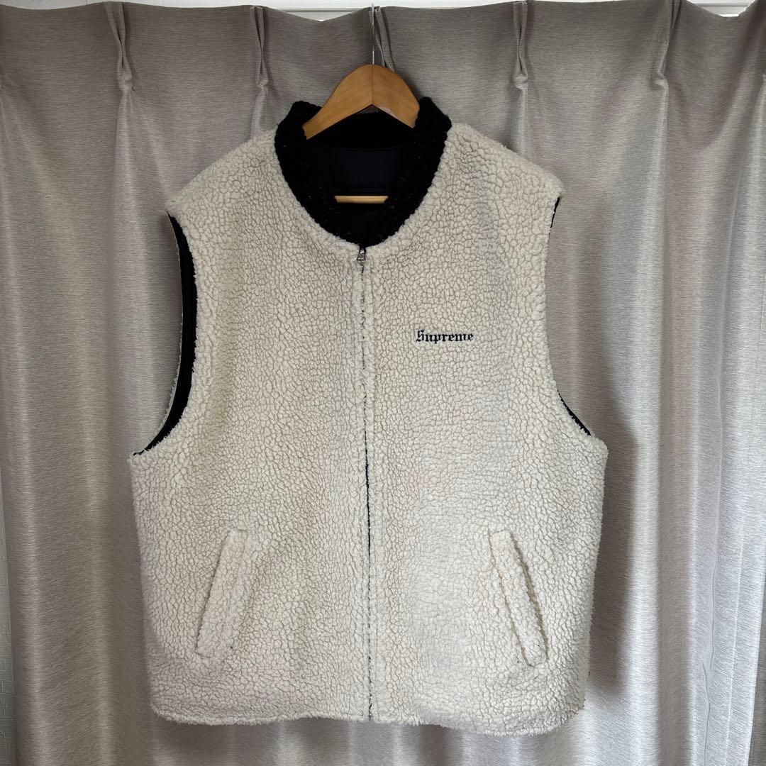 supreme 16FW シュプリーム ボアベスト リバーシブル - メルカリ