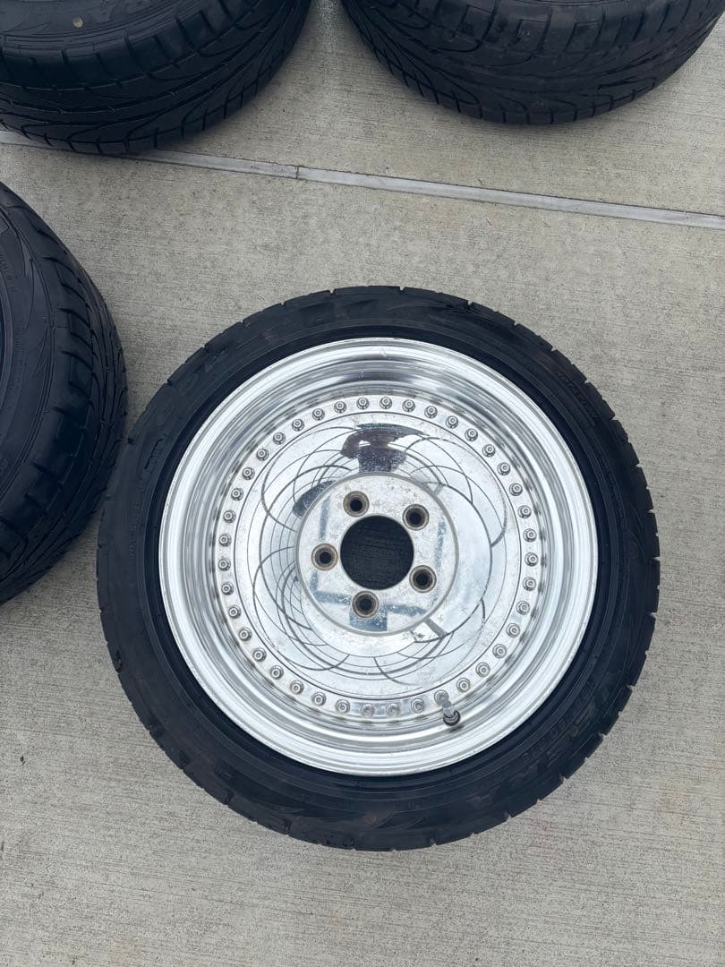 値下げ　希少　鍛造　深リム　15インチ　8.5j 5H114.3 エプシロン