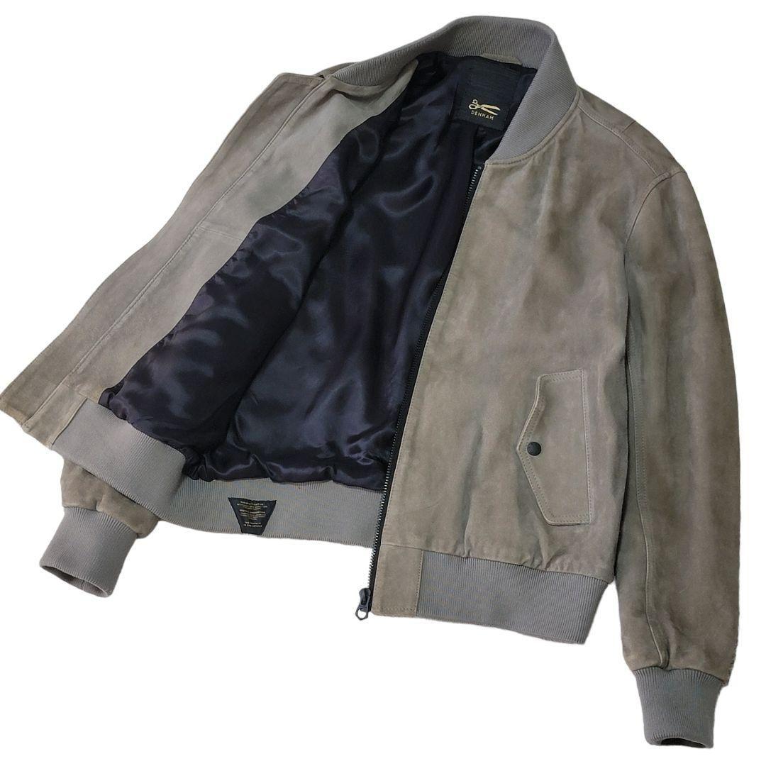 デンハム スエード ボンバージャケット