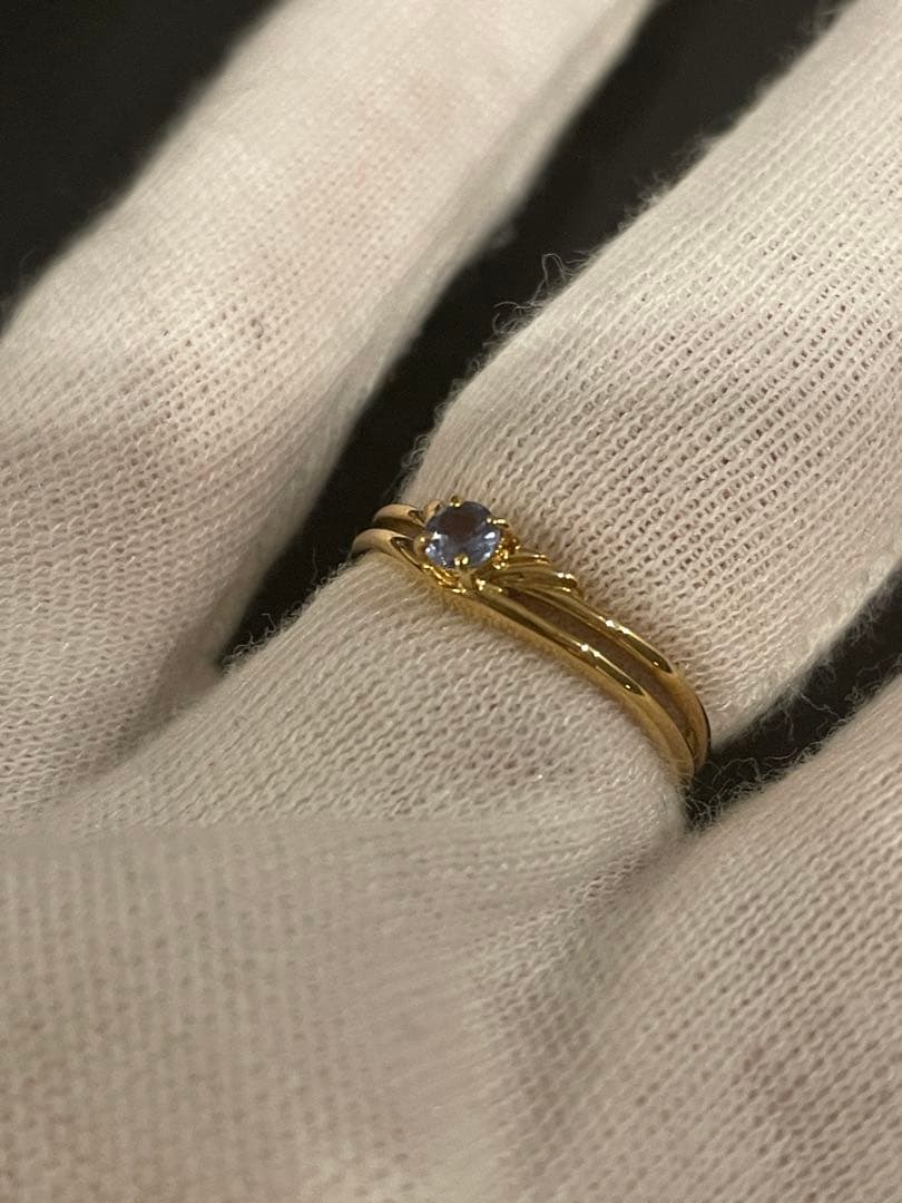 ジュエリーマキ K18リング k18 18金指輪 サファイヤ 18金 ゴールド