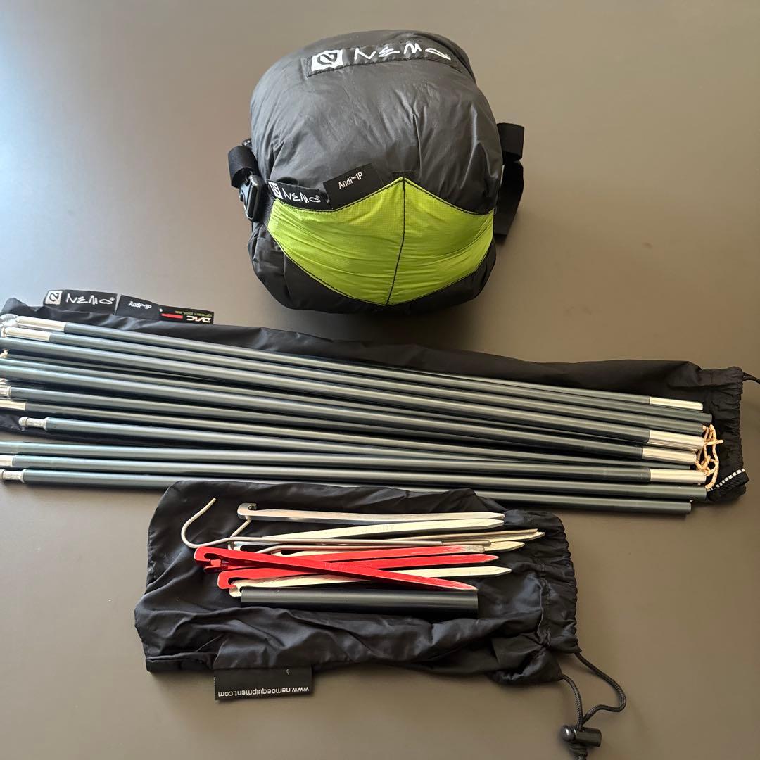 ニーモ　NEMO Andi 1P NEMO ANDI 1P & 2P ニーモ アンディ 1人用 2人用 山岳軽量テント