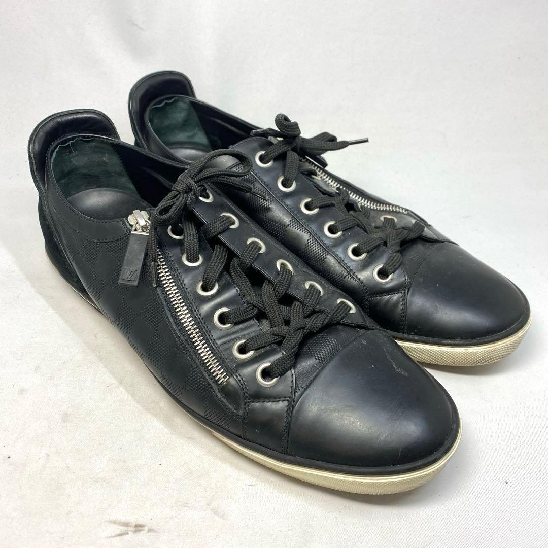 ルイヴィトン サイズ表記「9」27.5-28 ブラックレザー メンズ