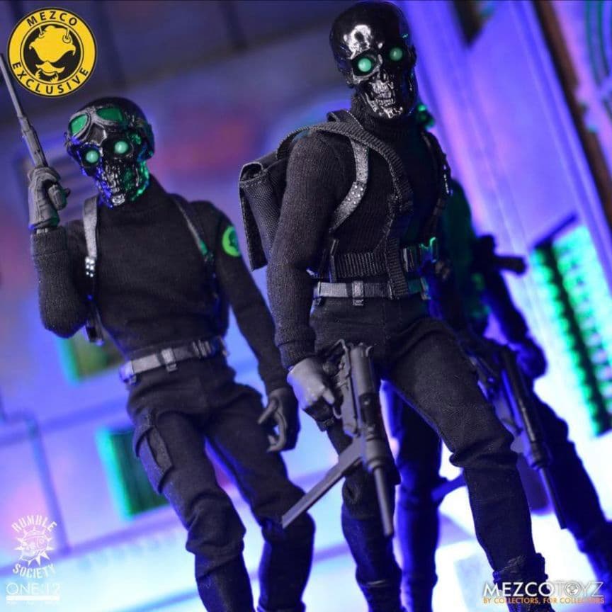 メズコ 直販限定 ワン12 ブラックスカル（ mezco one 12 One:12 Collective Black Skulls Death Brokers | Mezco Toyz