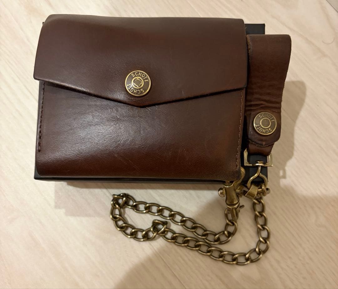 SCHOTT PERFECT WALLET MIDIUM クロムエクセルレザー PERFECT WALLET MIDIUM/パーフェクト ウォレット ミディアム | Schott