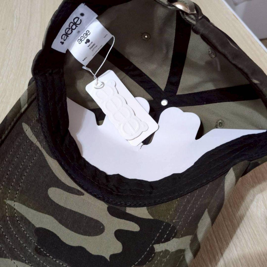 刺繍ロゴ 迷彩ベースボールキャップ aeae - メルカリ