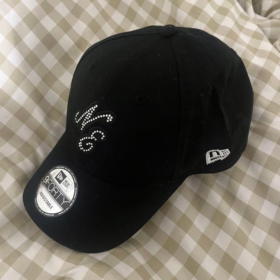 9FORTY Rhinestone クラシックロゴ ブラック NEWERA 9FORTY Rhinestone ラインストーン クラシックロゴ ブラック