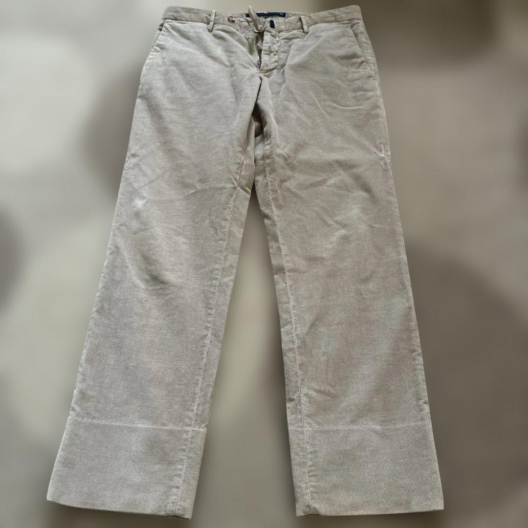 INCOTEX コーデュロイパンツ　ベージュ　46 楽天市場】【再入荷】 インコテックス 秋冬春 30型 細畝 コーデュロイ