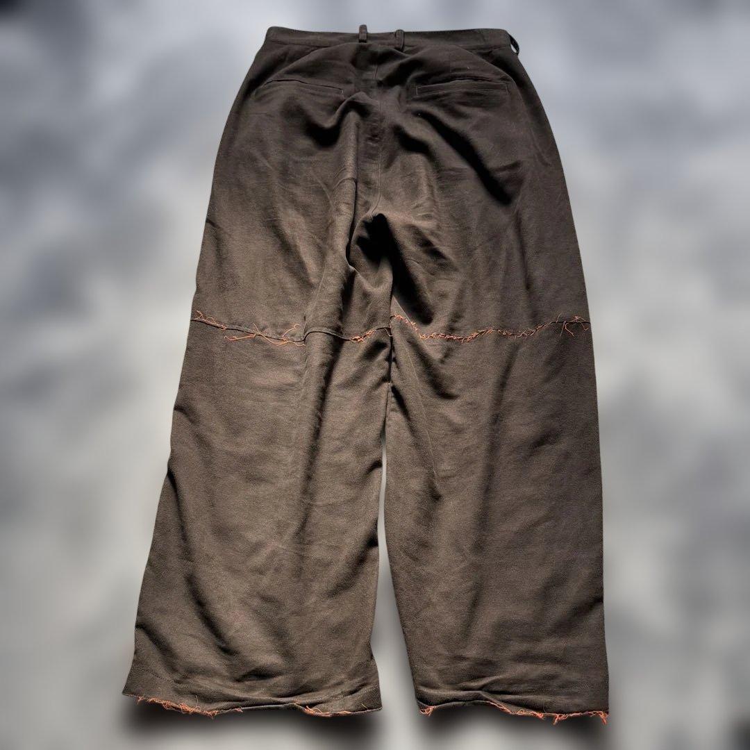 ANCELLM VEGAN LATHER SIDE LINE PANTS 2 - メルカリ