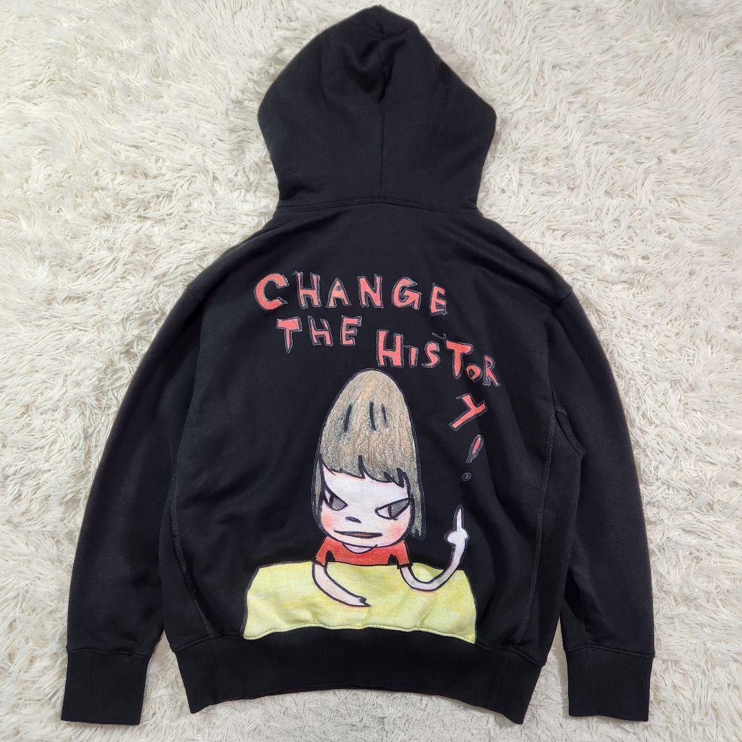 極美品 ステラマッカートニー 奈良美智 ナラヨシトモ フーディ パーカー 黒 極美品 ステラマッカートニー 奈良美智 ナラヨシトモ フーディ