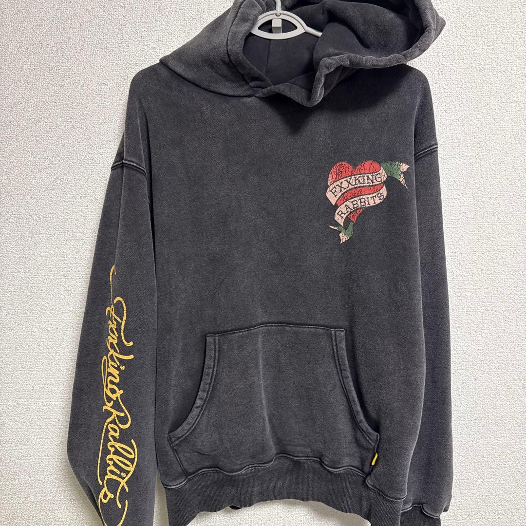 Fucking Rabbit パーカー Mサイズ ブラック - メルカリ