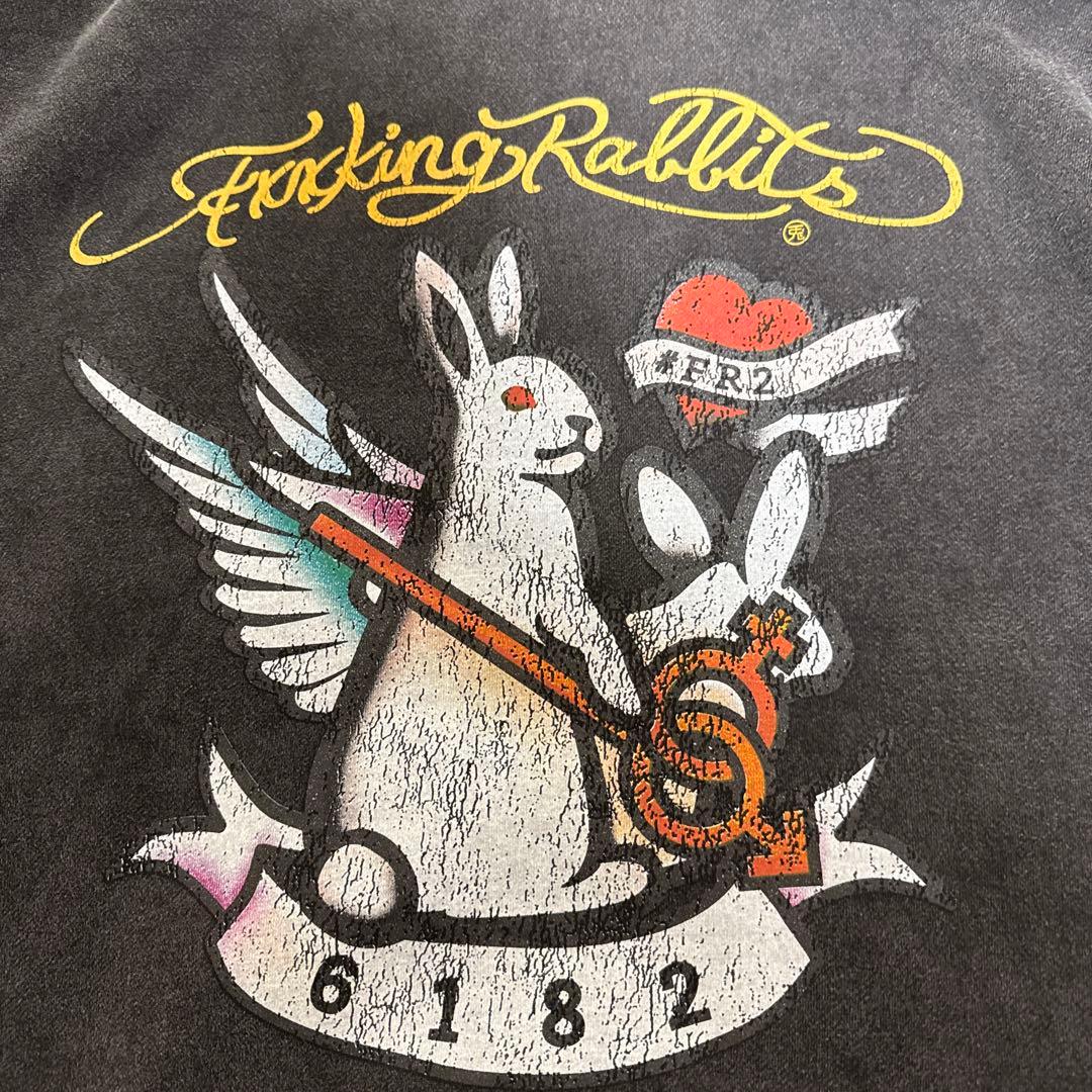 Fucking Rabbit パーカー Mサイズ ブラック - メルカリ