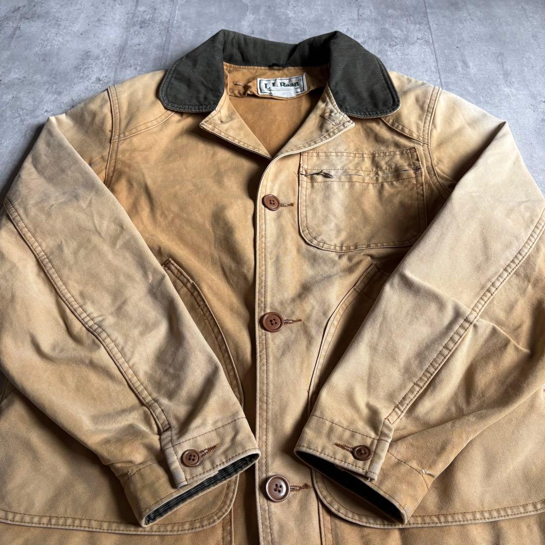 【80s L.L.Bean】カバーオール　鬼フェード　ダック生地　vintage