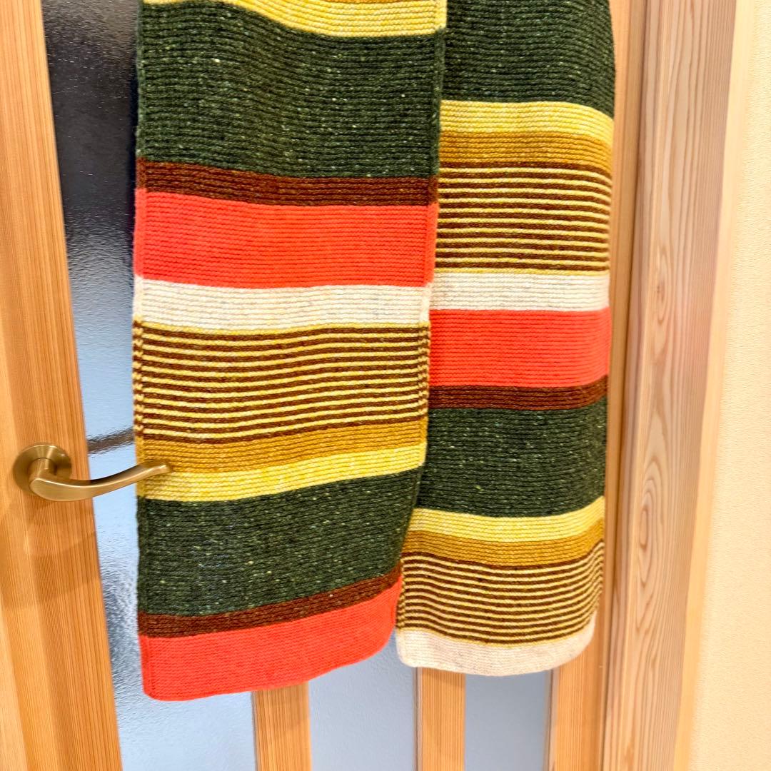 新品♡高品質 スコットランド ウール100% マフラー 毛糸 ニット