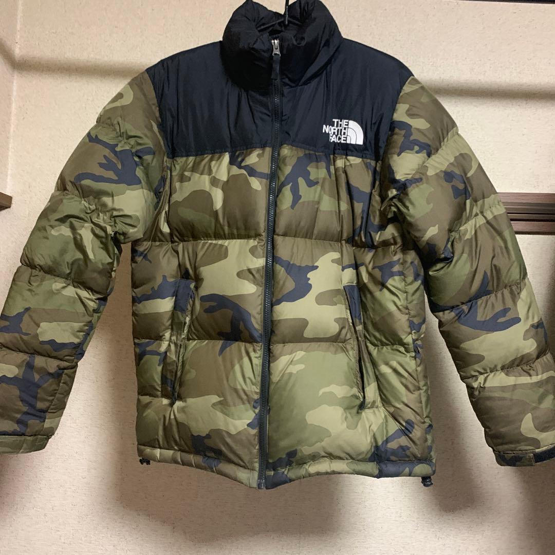 ヌプシ　迷彩　ダウン　ノースフェイス THE NORTH FACE ノースフェイス ノベルティ カモフラージュ柄 ヌプシ