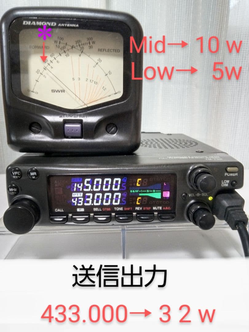 ケンウッド製 TM-732S 145/430 ハイパワー(50/35) 中古品 - メルカリ