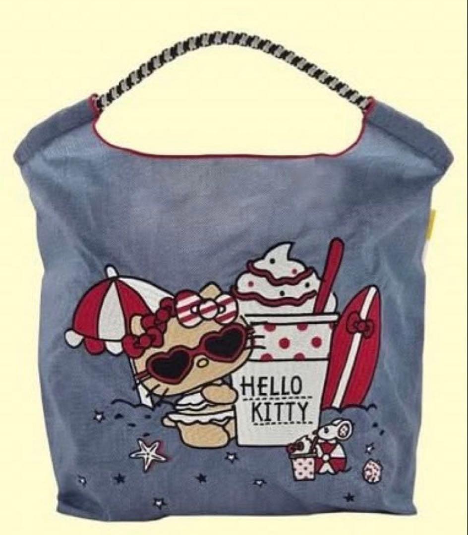 【正規品】Ball&Chain ボールアンドチェーン　ハローキティ　日焼けキティ Ball & Chain キティちゃん 日焼けキティ デニムバッグ Mサイズ ボール