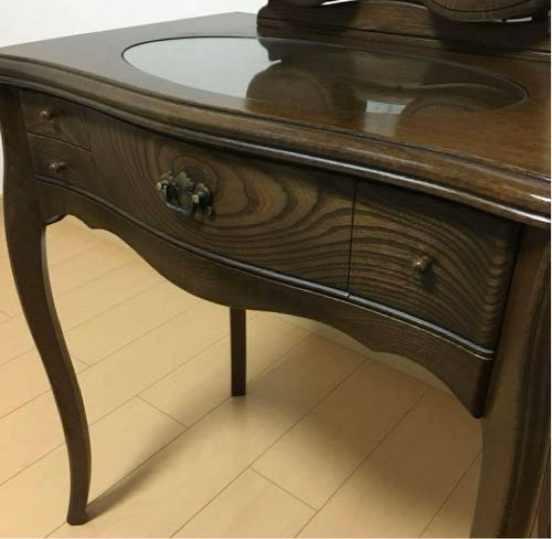 3面鏡のドレッサー 松永工房 IDC大塚家具 ミレーヌ ドレッサー - メルカリ