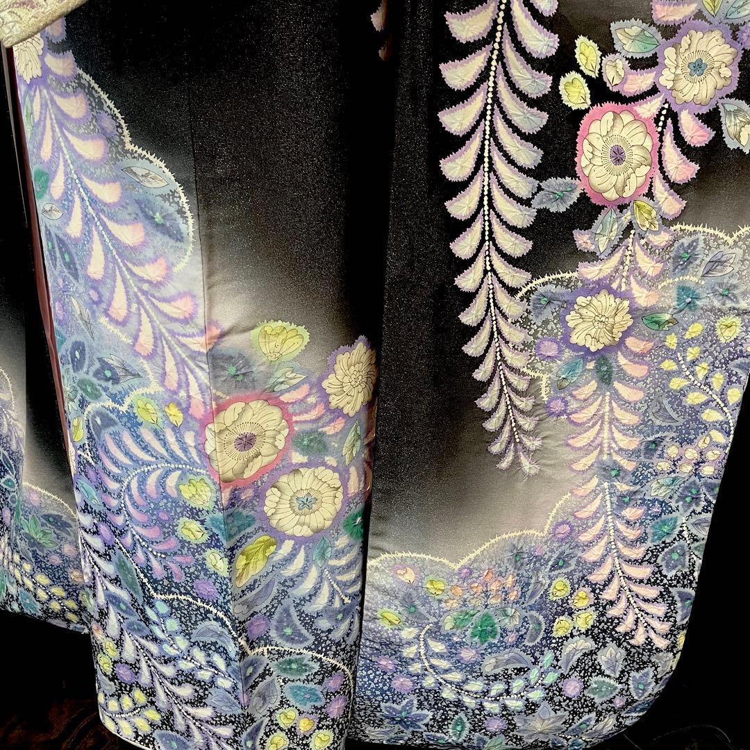 □振袖フルセット□逸品□辻が花振袖□銀通し□花絞り□成人式振り袖