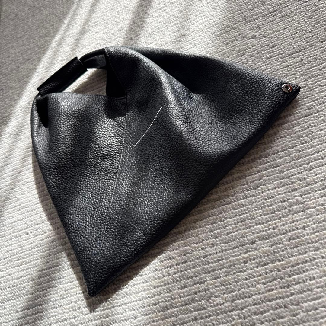 早い者勝ち‼️MM6 Japanese bag マルジェラ レザー Japanese Bag Jewel Handle Classic in Blak