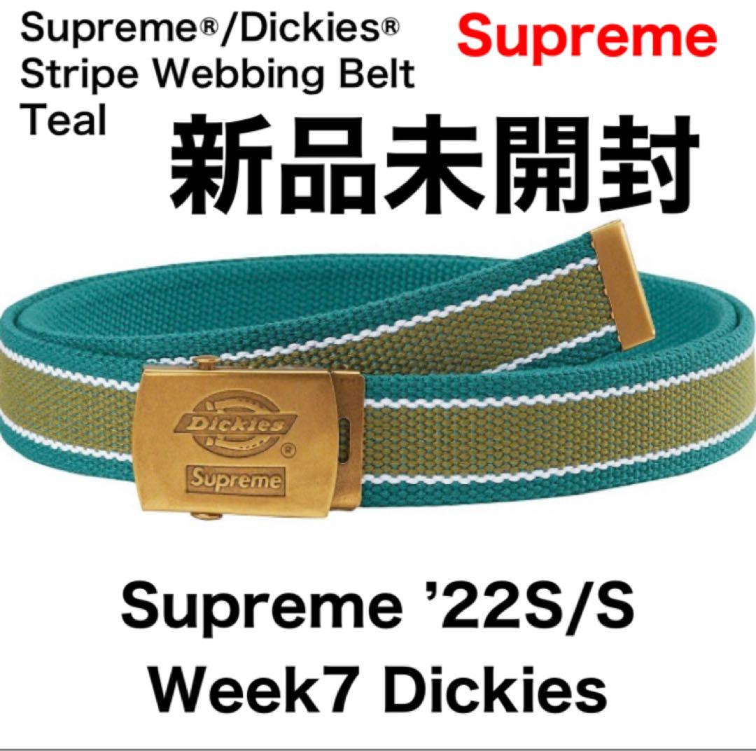 Supreme Dickies Stripe Webbing Belt ベルト Supreme Dickies Stripe Webbing Belt (SS22) - $28