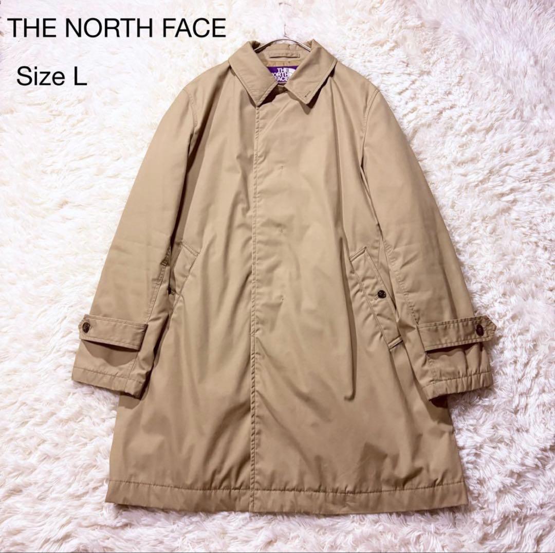 NORTH FACE BEAMS 別注 ステンカラーコート ベージュ L 美品 大人気！別注THE NORTH FACE PURPLE LABELステンカラーコート入荷