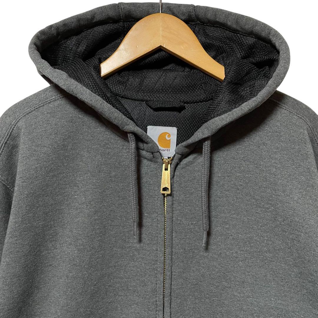 Carhartt カーハート ロゴ ダブルフェイス アクティブ ジップ パーカー