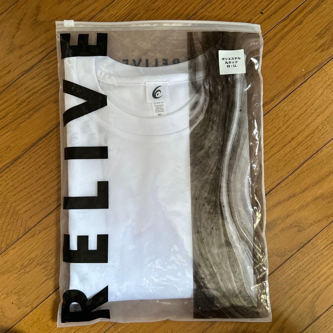 リライブ丸ネック Tシャツ 白 LL ヨドバシ.com - リライブ RELIVE リライブシャツ 半袖 男女兼用