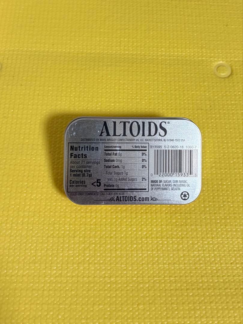 ALTOIDS アルトイズ 空缶 - メルカリ