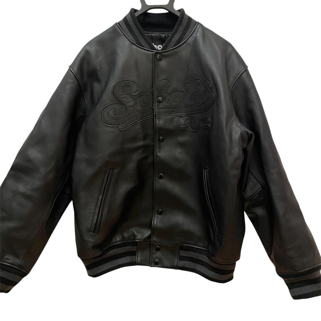Schott ショット フルレザー スタジアムジャケット Schott N.Y.C（ショット） 【SALE!!】 Schott フルレザー スタジアム